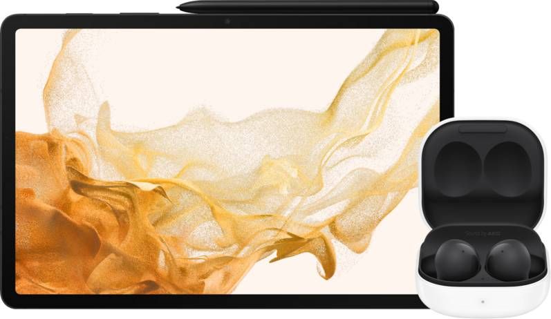 Samsung Galaxy Tab S8 11 inch 128GB Wifi Grijs + Galaxy Buds 2