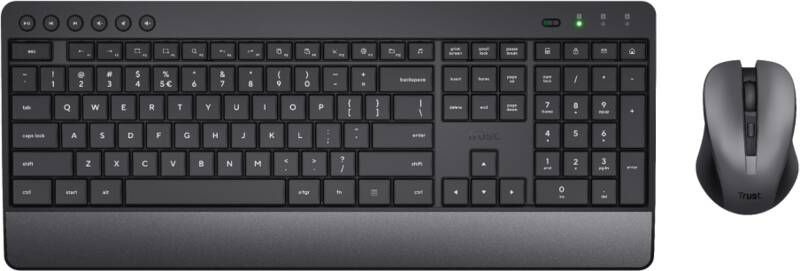 Trust Trezo Comfort Draadloze Toetsenbord en Muisset Azerty