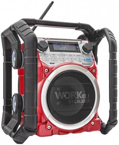Caliber Bouwradio Fm/Dab+ Bluetooth Technologie Water En Stofbestendig(Workxl1 )