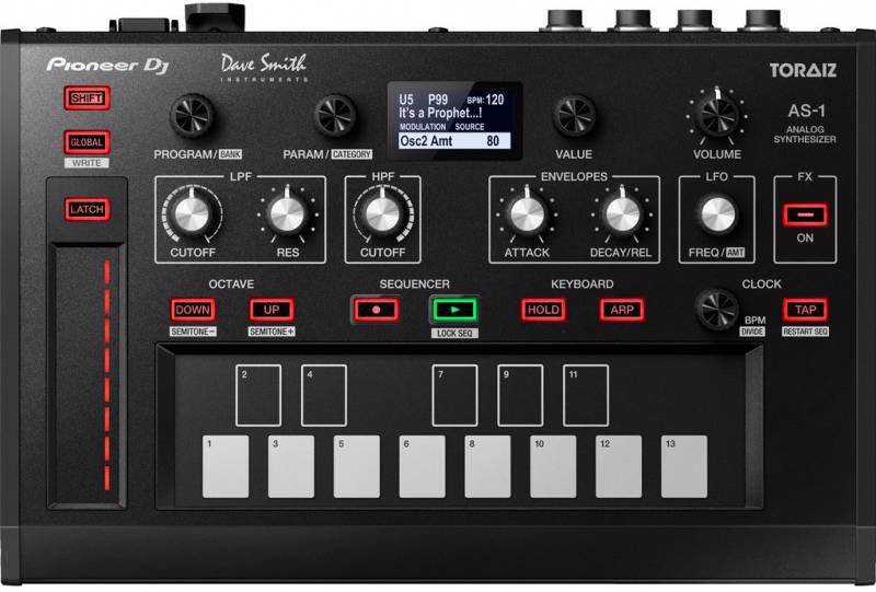 Pioneer DJ Toraiz AS 1 monofone analoge synthesizer
