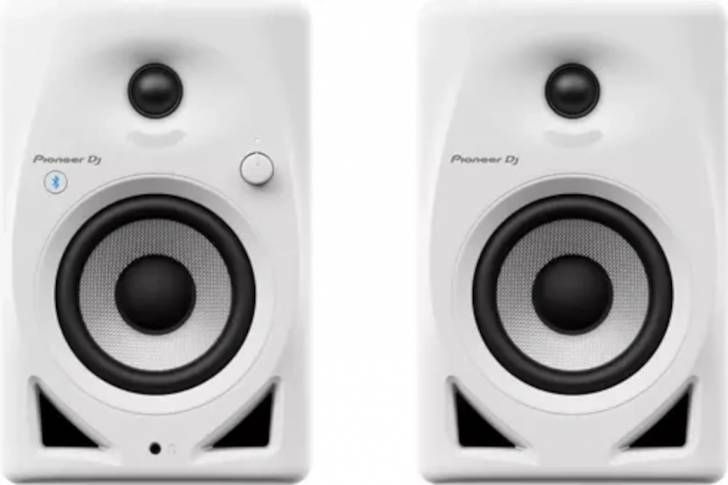 Pioneer DJ DM 40D BT W 4" Monitor Bluetooth Speakers Wit SET
