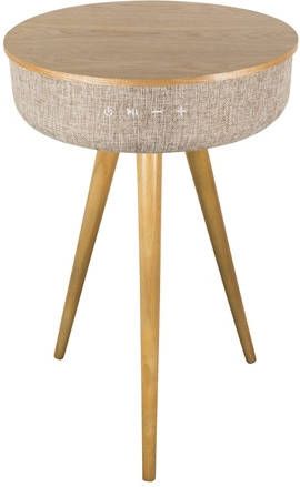 Salora: Airtable incl. 360 graden BT speaker Hout