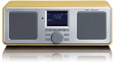 Lenco DAR-015 DAB+ Radio met Bluetooth en LCD-scherm Hout