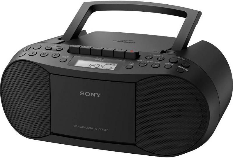 Sony CFD-S70 CD-Speler/draagbare radio Zwart