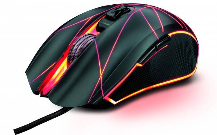 Trust GXT 160 Ture Illuminated Gaming Mouse Muis Zwart