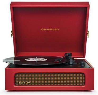 Crosley Voyager Burgundy Red platenspeler met Bluetooth
