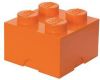 LEGO Set van 2 Opbergbox Brick 4, Oranje online kopen
