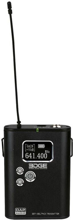 DAP EDGE EBT-1 beltpack zender (606-668 MHz)