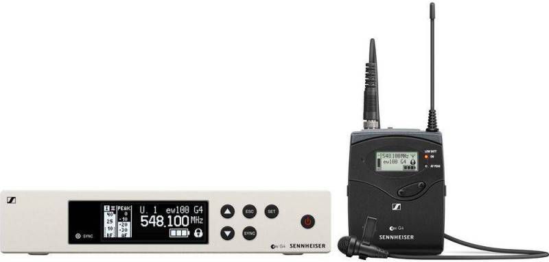 Sennheiser ew 100 G4 ME2 B draadloze dasspeld(626 668 MHz )