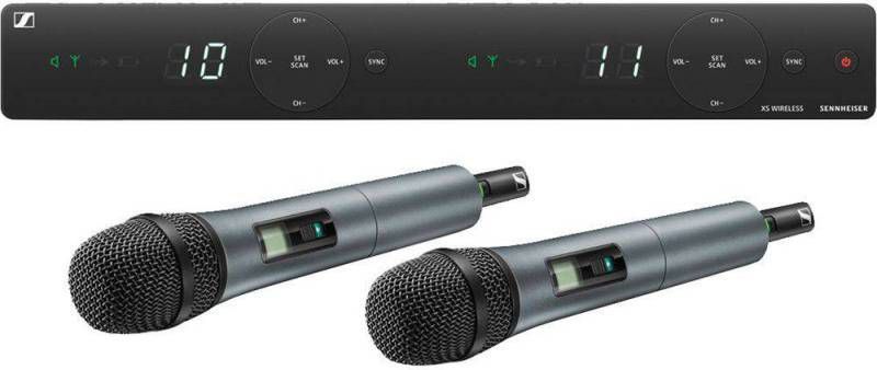 Sennheiser XSW1 835 Dubbele draadloze vocal microfoon(B band )