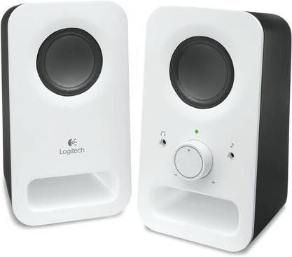 Logitech Z150 2.0 Stereo Luidsprekers Wit / Zwart