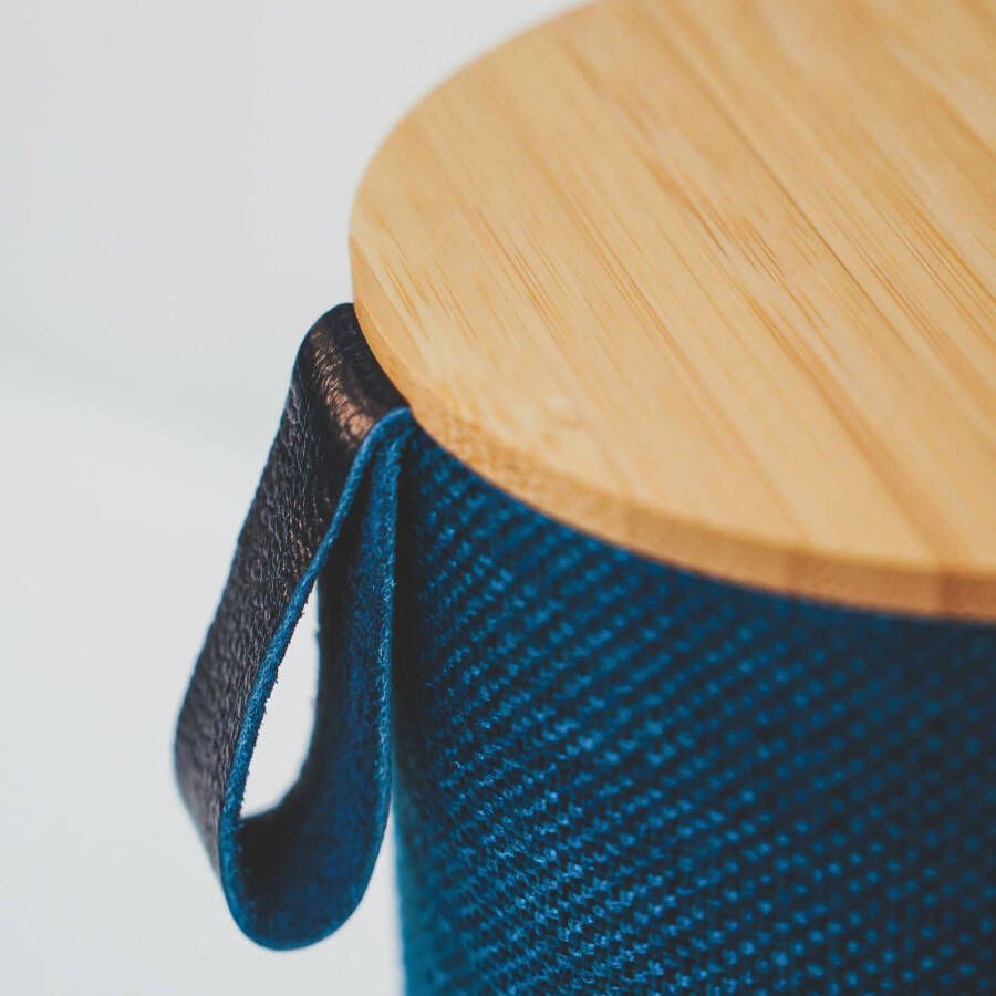 LOOM DESIGN Silo 2 sfeerlamp, BT speaker, blauw