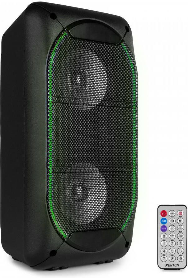 Fenton SBS60 Bluetooth speaker 50W met accu, LED en mp3 speler