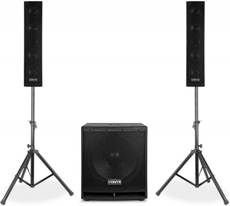 Vonyx VX880BT 2.1 actieve 1000W geluidsinstallatie met Bluetooth