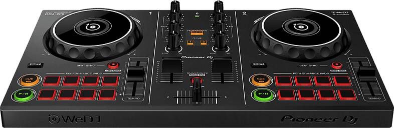 Pioneer DJ DDJ 200 2 Ch. Rekordbox Controller DJ Controller Zwart