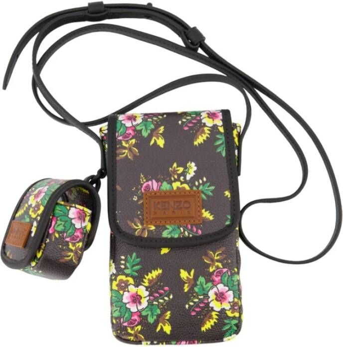 Kenzo Vastgebonden telefoonhouder , Bruin, Unisex