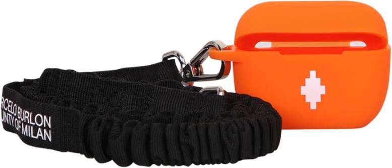 Marcelo Burlon Koptelefoons Oranje Heren