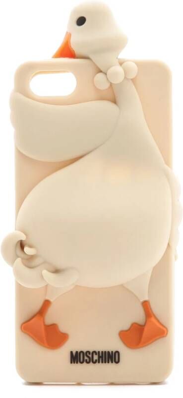 Moschino Tilbehør til telefon , Beige, Dames