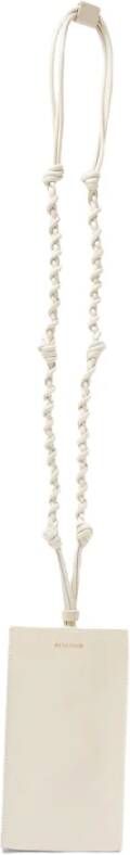 Jil Sander Wirwar telefoonhoesje , Beige, Dames