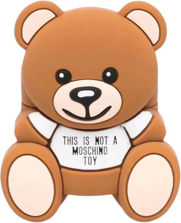 Moschino Telefoon accessoire , Bruin, Dames