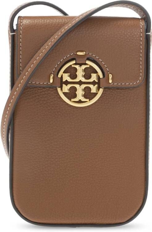 TORY BURCH Miller telefoonhouder , Bruin, Dames