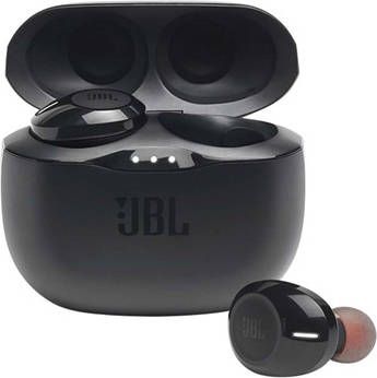 JBL Tune 125TWS Draadloze Koptelefoon met Oplaadetui Zwart