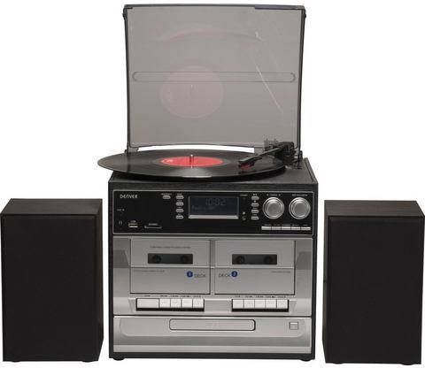 Denver Platenspeler Met Dab+ Radio Cd Speler Fm Radio Mrd 166