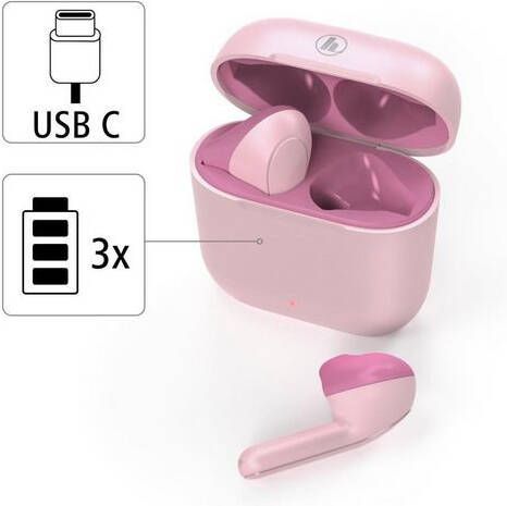 Hama Bluetooth hoofdtelefoon Bluetooth® hoofdtelefoon "Freedom light", in ear, Earbuds spraakbesturing