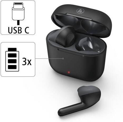 Hama Bluetooth hoofdtelefoon Bluetooth® hoofdtelefoon "Freedom light", in ear, Earbuds spraakbesturing