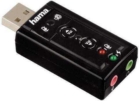 Hama Usb geluidskaart "7.1 surround"