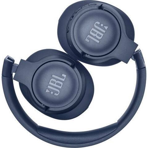 JBL Tune 710 Hoofdtelefoons Bedraad En Draadloos Hoofdband Muziek Usb Type c Bluetooth Blauw