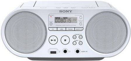 Sony Boombox ZS PS50 Cd speler, front USB, MP 3