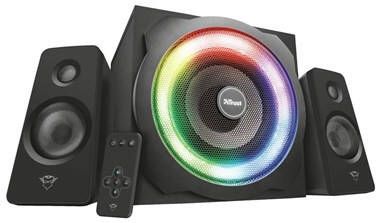 Trust GXT 629 Tytan RGB Illuminated 2.1 Speaker Set Gaming PC speaker Zwart