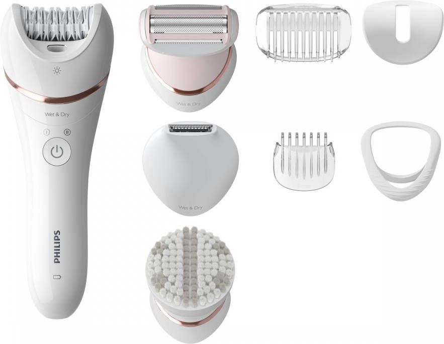 Philips Epilator BRE735/00 Satinelle Advanced nat & droogepilator, krachtig epileren