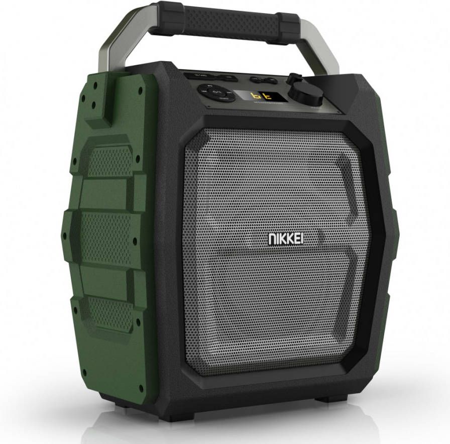 Nikkei Speakerboxx300 Speaker Met Fm Radio, Bluetooth, Microfoon, Aux in, Sd, En Usb Ingang