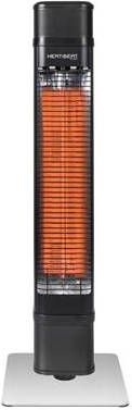 EUROM Heat&amp, Beat Tower Terrasverwarmer incl. speakers 2200W