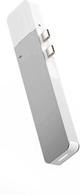 Hyper NET HUB USB C PRO SILVER Net hub voor USB C Macbook Pro