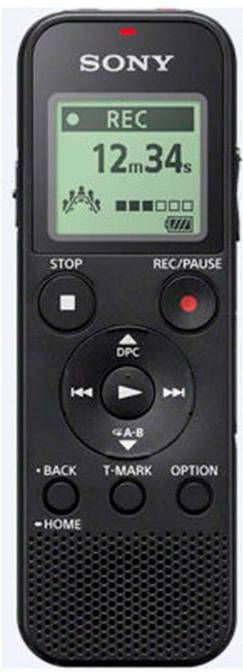Sony ICD PX370 Digitale spraakrecorder Zwart
