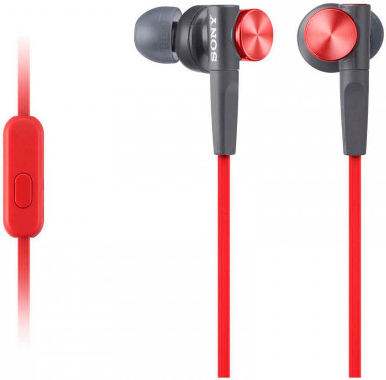 Sony MDR-XB50APR Red Extra Bass in-ear hoofdtelefoon