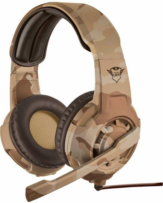 Trust Gxt 310 Radius On ear Gaming Headset(Pc + Ps4 + Ps5 + Xbox One)/Desert Camouflage