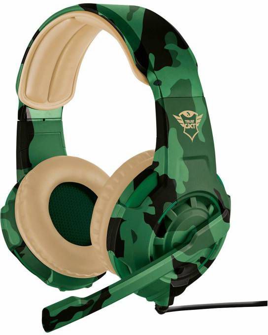 Trust GXT 310C Radius Gaming Headset Jungle Camouflage Headset Groen